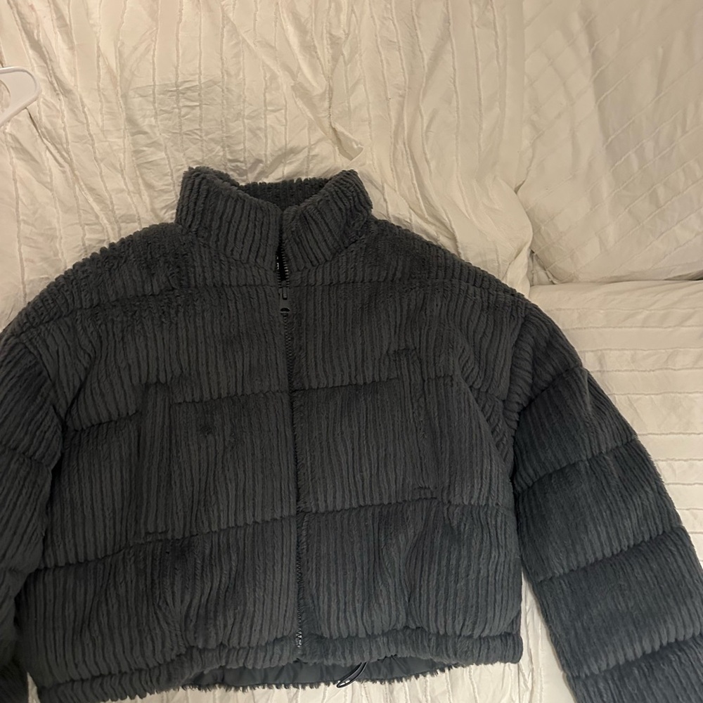 BDG Blue Puffer Jacket